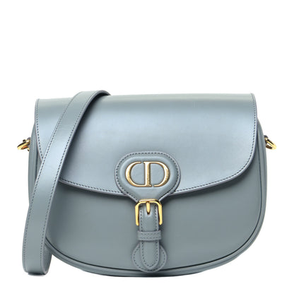 Christian Dior Box Calfskin Medium Bobby Flap Stone Grey 1 of 5