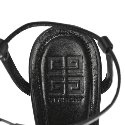 Givenchy Smooth Nappa Feather G Cube 105mm Sandals 41 Black 7 of 9