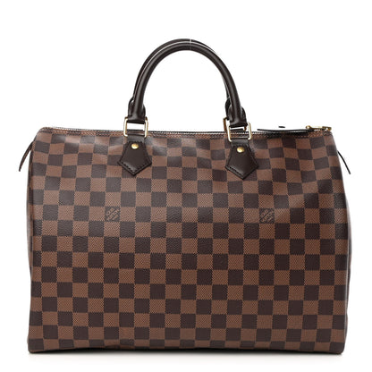 Louis Vuitton Damier Ebene Speedy 35 1 of 10