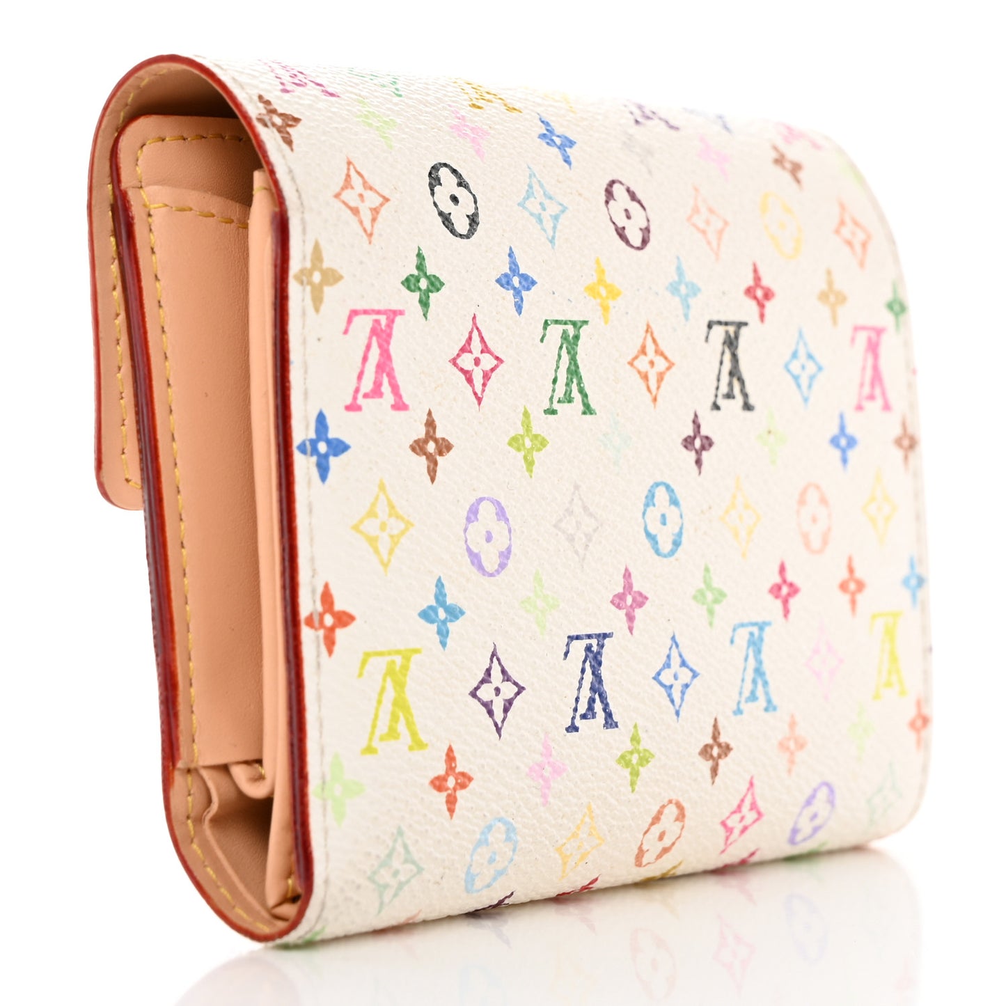 Monogram Multicolor Alexandra Wallet White