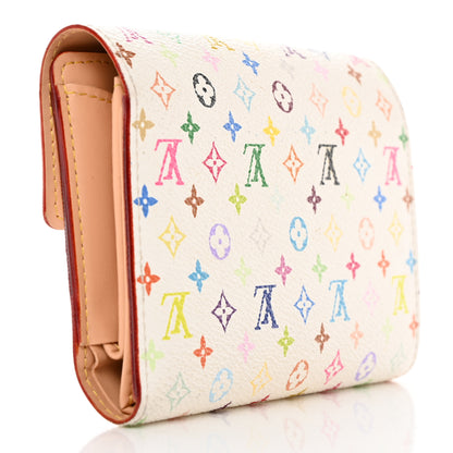 Louis Vuitton Monogram Multicolor Alexandra Wallet White 3 of 24