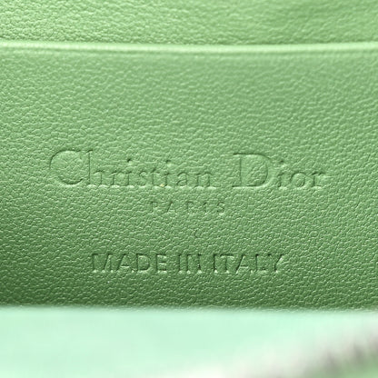 Christian Dior Lambskin Cannage Lady Dior Phone Holder Jade Green 6 of 9