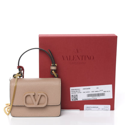 Valentino Garavani Grainy Calfskin Mini VSling Shoulder Bag Rose Cannelle 11 of 11
