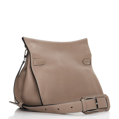 Hermes Taurillon Clemence Jypsiere 34 Gris Tourterelle 3 of 10