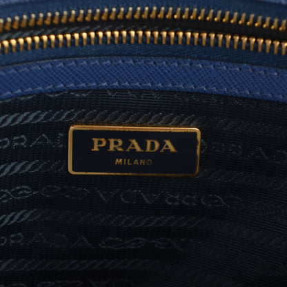 Prada Saffiano Lux Large Top Handle Open Tote Bluette 6 of 8
