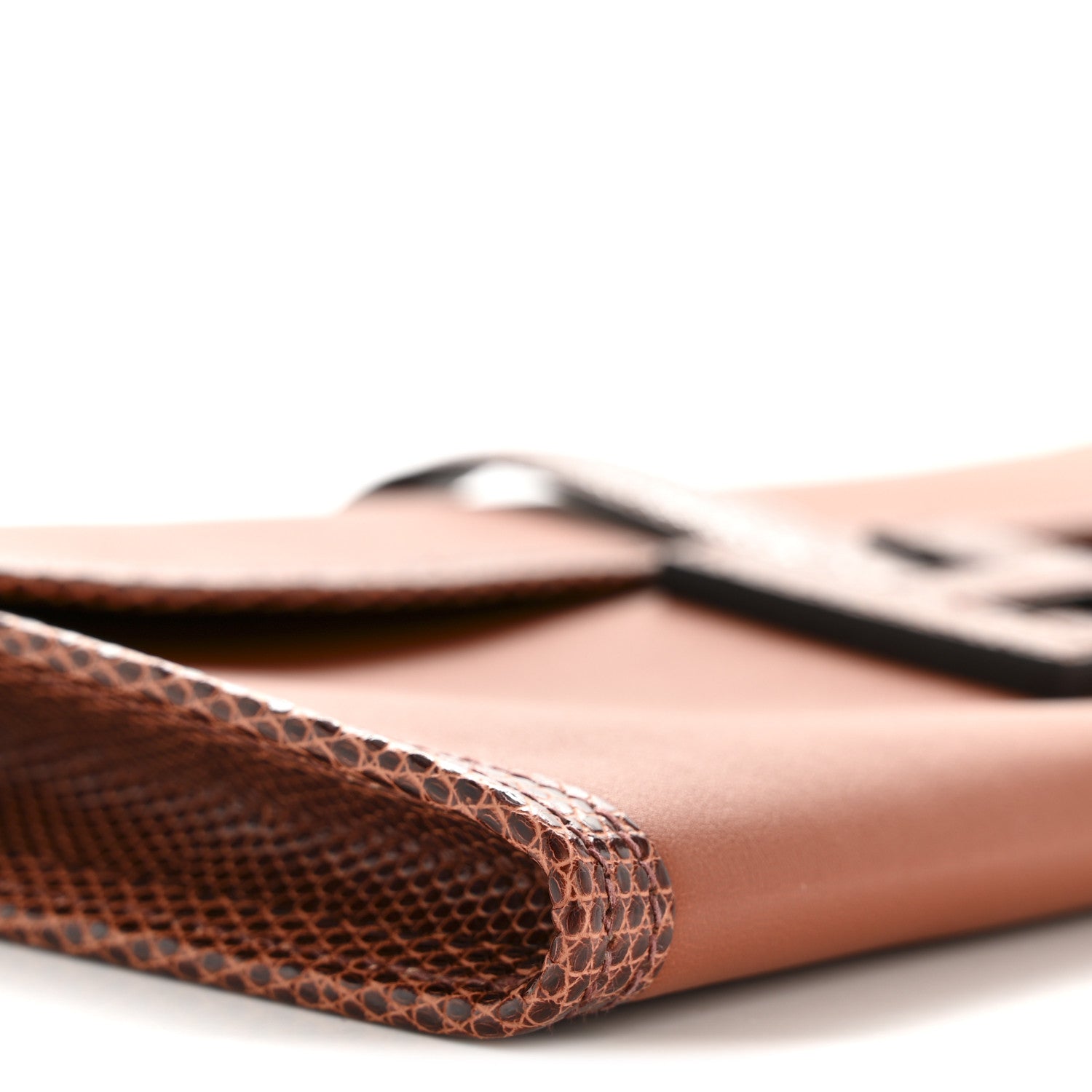 Hermes Swift Lizard Jige Elan Touch 29 Clutch Cuivre 9 of 11