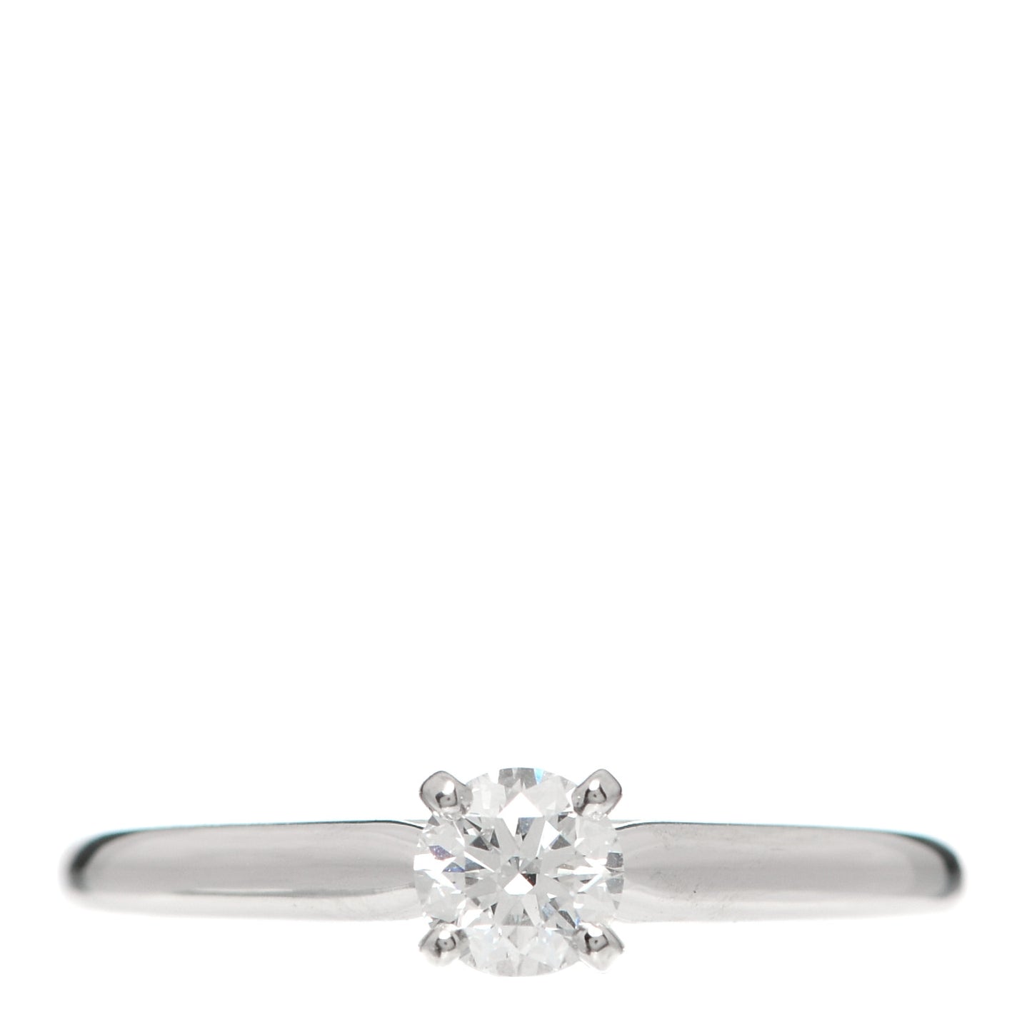 Platinum Diamond .25ct Solitaire Engagement Ring 47 4