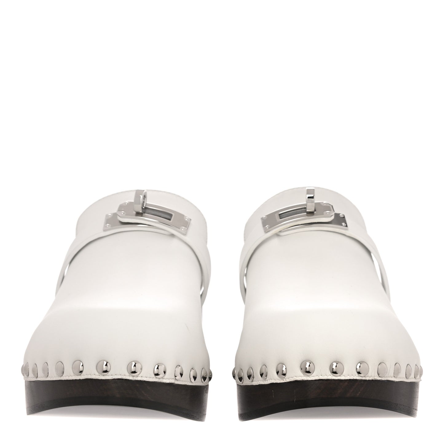 Calfskin Carlotta Mules 36 White