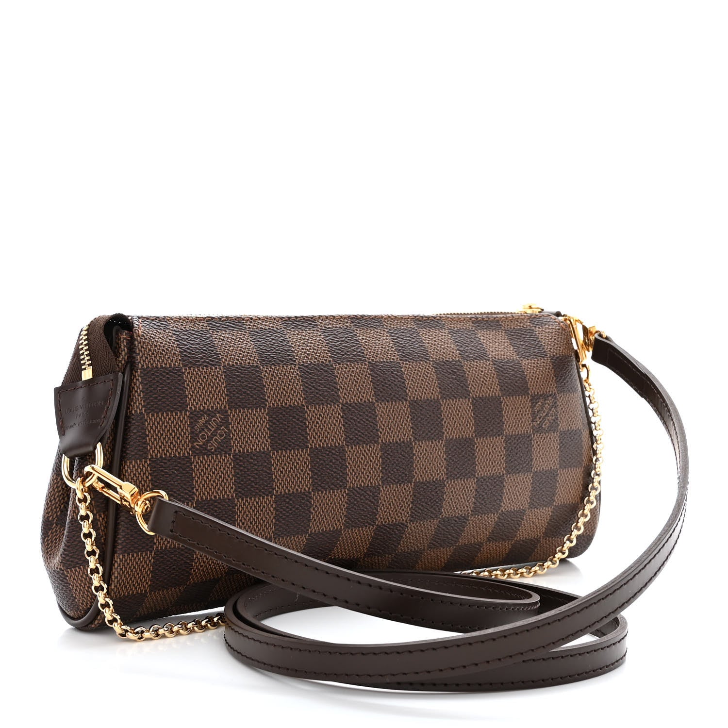 Louis Vuitton Damier Ebene Eva Clutch 3 of 10