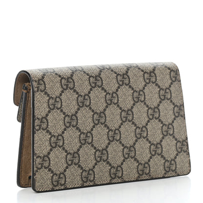 Gucci GG Supreme Monogram Super Mini Dionysus Shoulder Bag Taupe 2 of 5