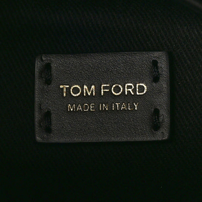 Tom Ford Calfskin Medium Avery Hobo Shoulder Bag Black 6 of 8