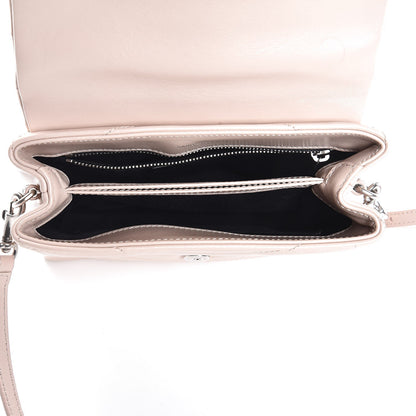 Saint Laurent Calfskin Y Quilted Monogram Toy Loulou Crossbody Bag Marble Pink 5 of 8