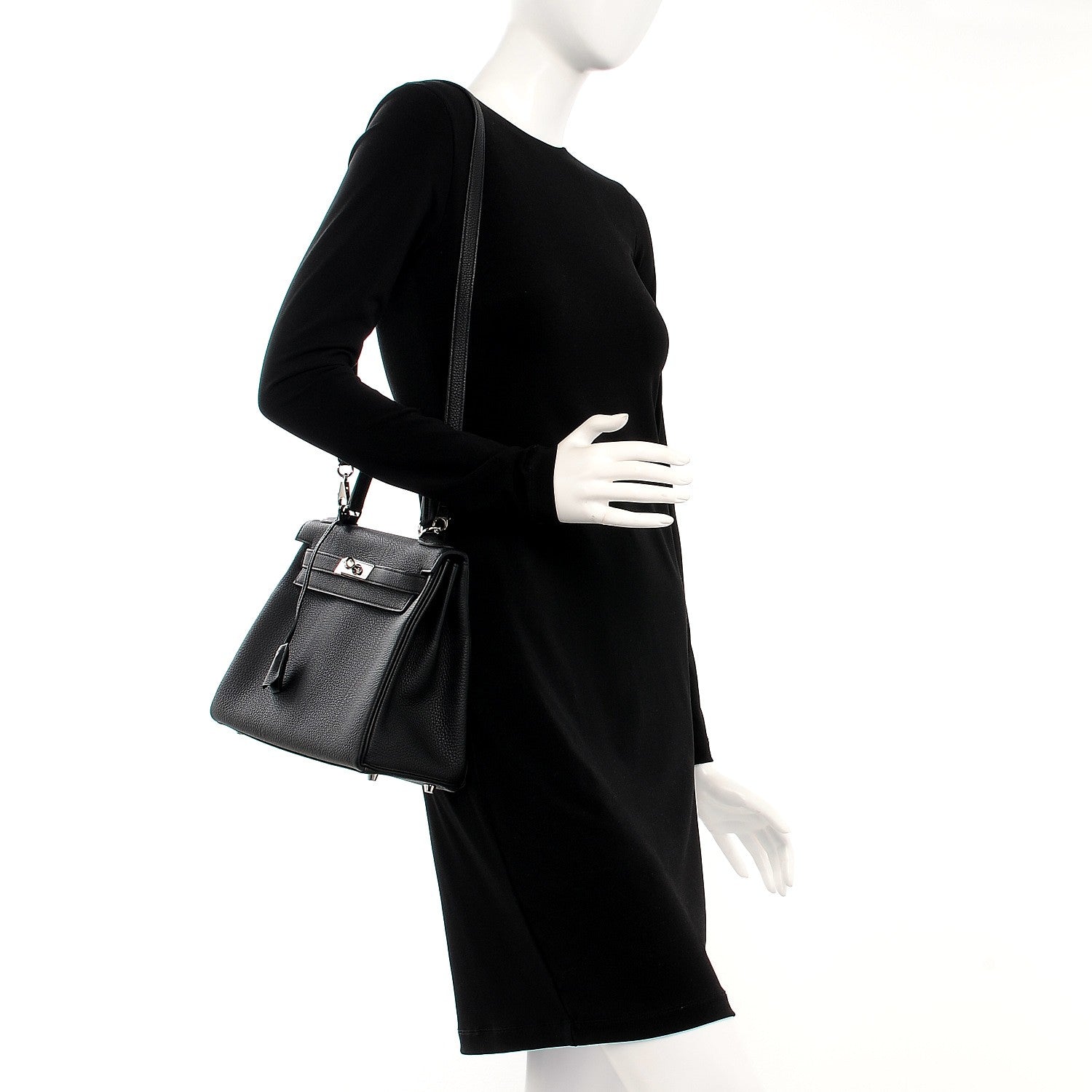 Hermes Togo Kelly Retourne 28 Black 2 of 26