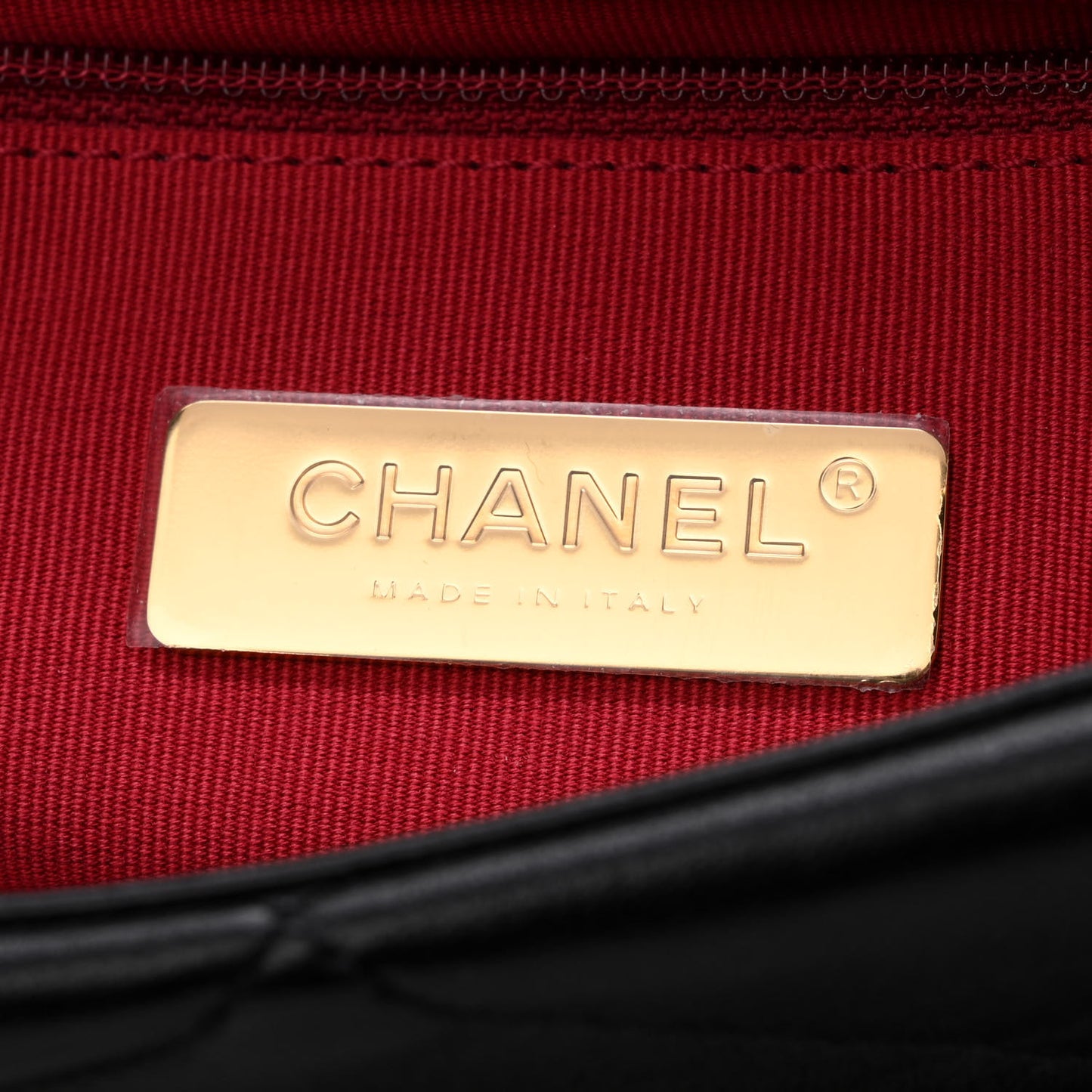 Lambskin Quilted Large Chanel 19 Flap Black