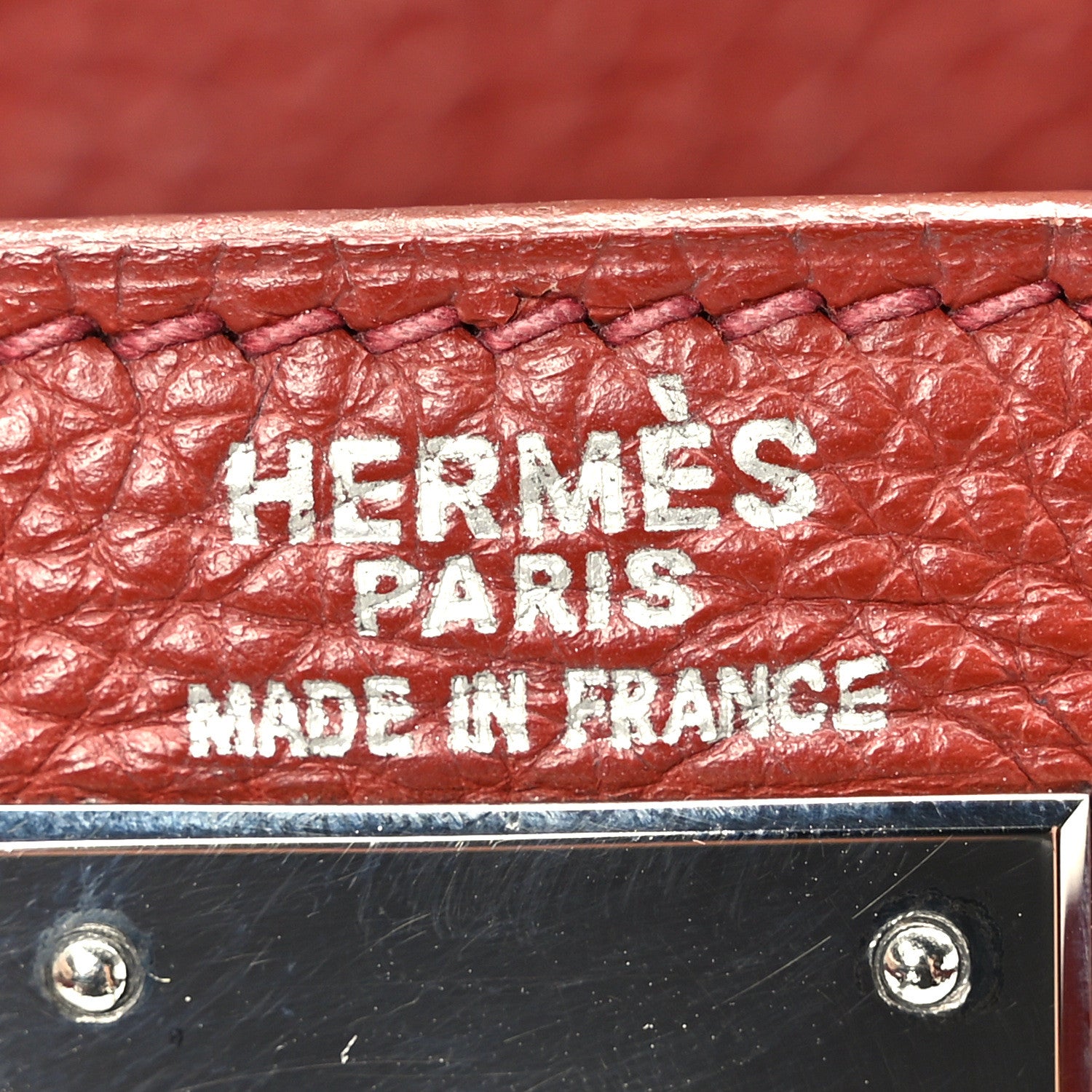 Hermes Togo Kelly Ado Backpack Brique 6 of 10