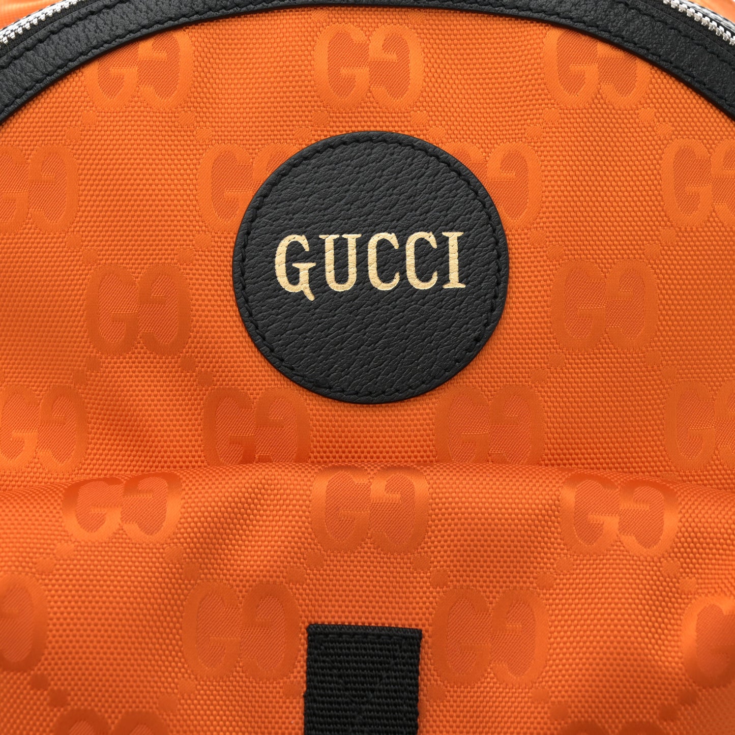 Econyl Nylon Monogram Off The Grid Backpack Carrot Orange Black