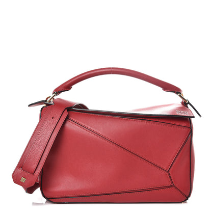 Loewe Calfskin Puzzle Bag Rouge 1 of 11