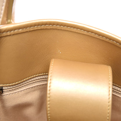 Chanel Metallic Calfskin Perforated Up In The Air Tote Gold 8 of 8