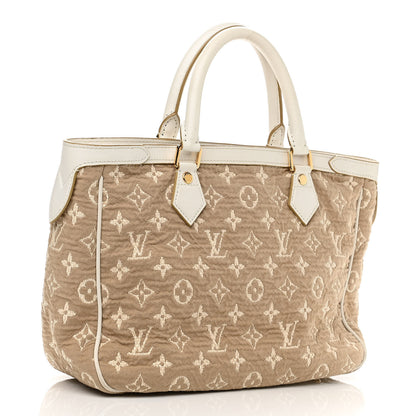 Louis Vuitton Monogram Sabbia Cabas MM White 3 of 11