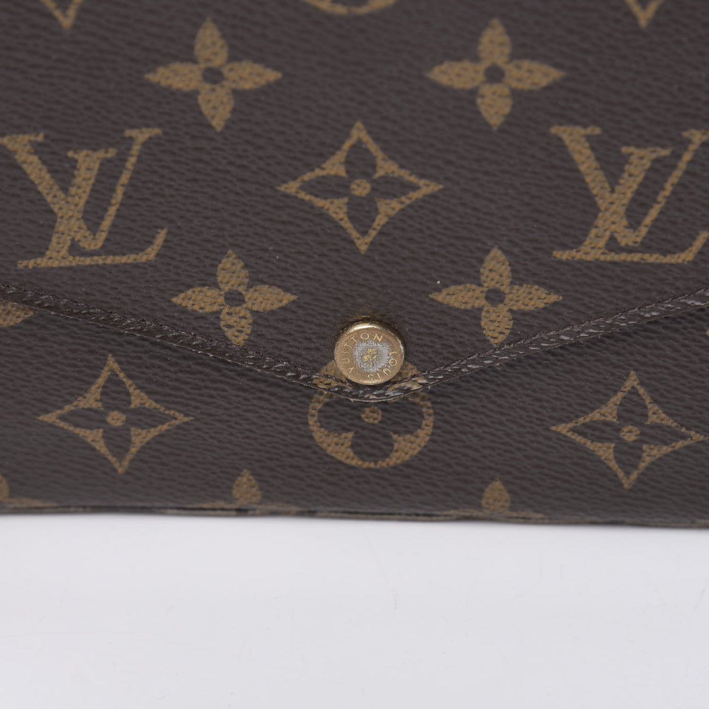 Monogram Pochette Felicie Chain Wallet Fuchsia