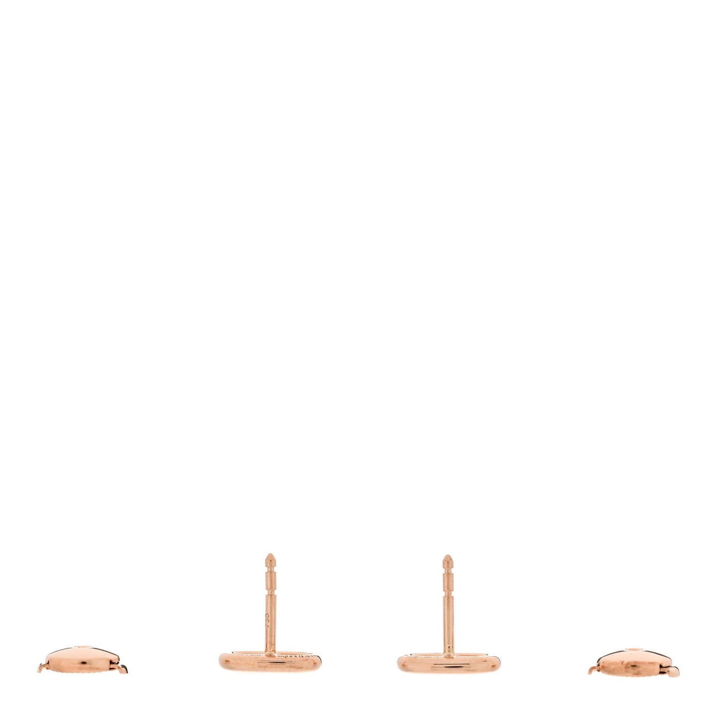 18K Rose Gold TPM Farandole Stud Earrings