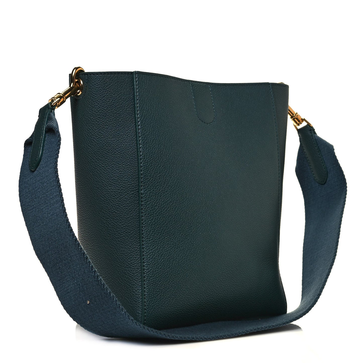 Soft Grained Calfskin Small Sangle Bucket Bag Amazone