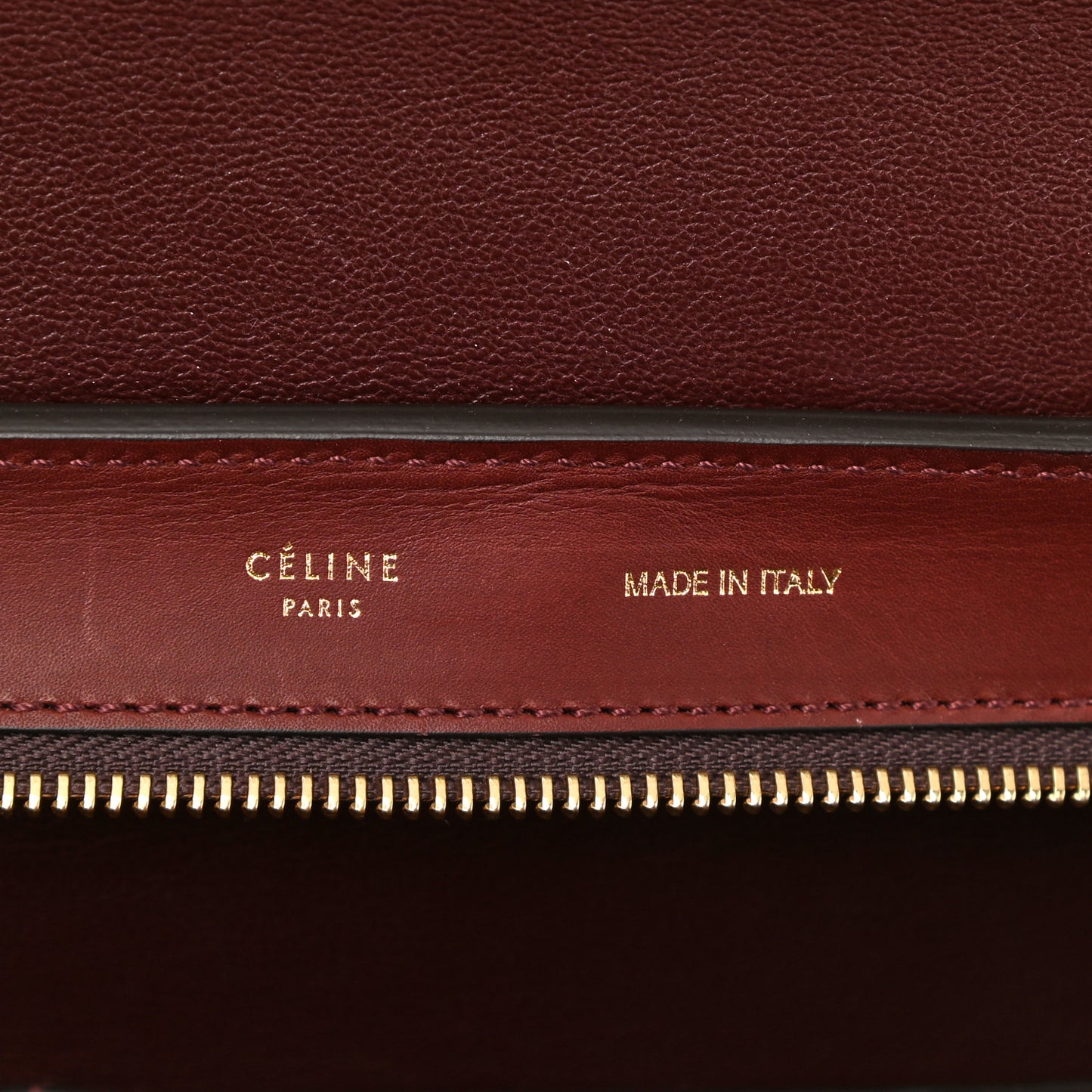 Smooth Calfskin Suede Medium Trapeze Burgundy