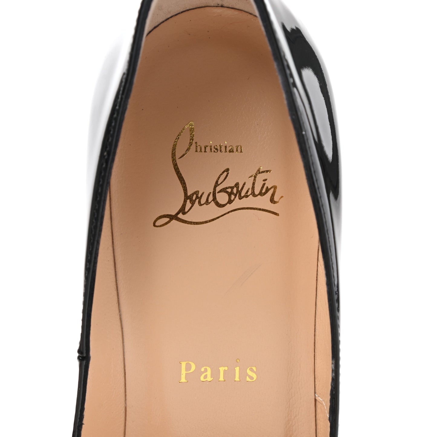 Patent New Very Prive 120 Pumps 36.5 Black Red