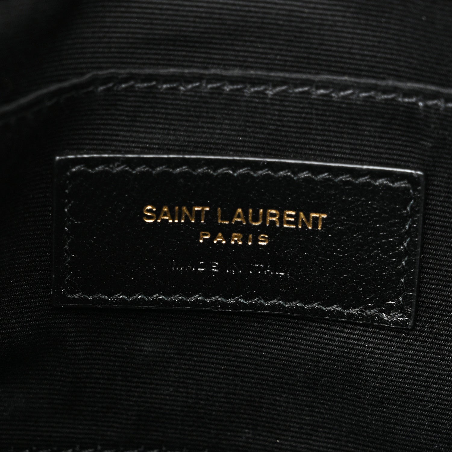 Saint Laurent Grained Lambskin Monogram Mini Niki Chain Satchel Black 6 of 9