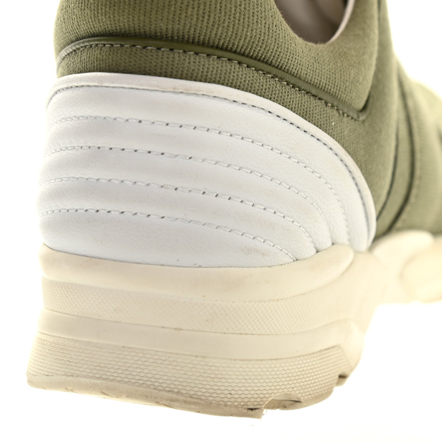Chanel Canvas Womens Sneakers 38.5 Green 12 of 15