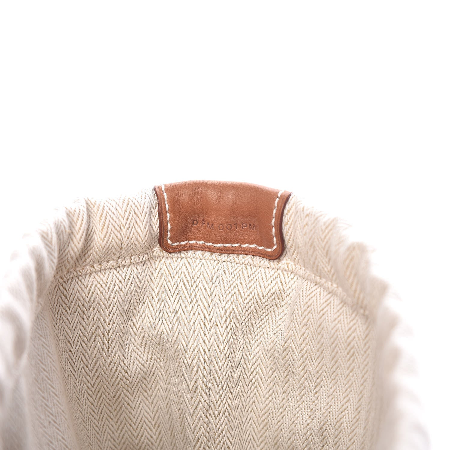 Hermes Canvas Barenia Fourbi 20 PM Pouch Naturel Fauve 7 of 7
