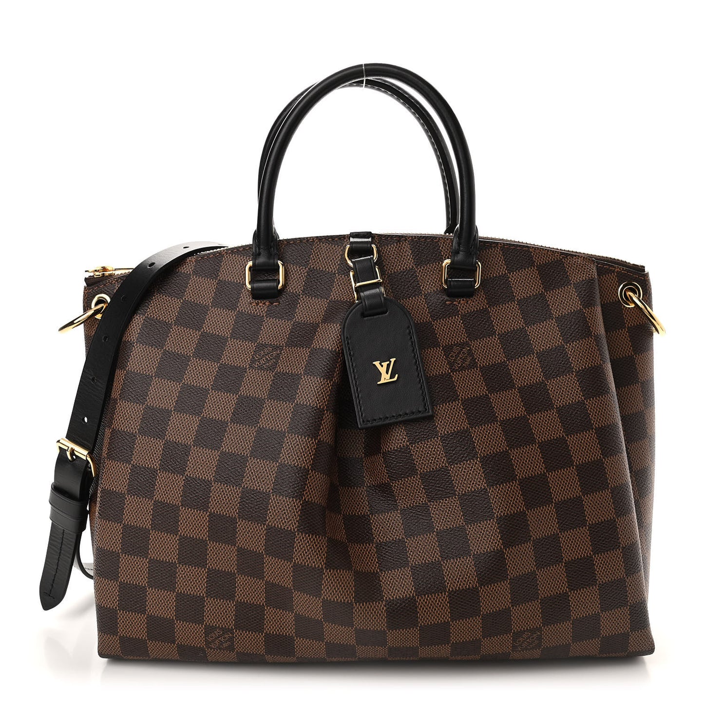 Damier Ebene Odeon Tote MM Black