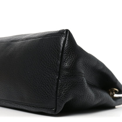 Gucci Pebbled Calfskin Medium Soho Chain Shoulder Bag Black 9 of 9