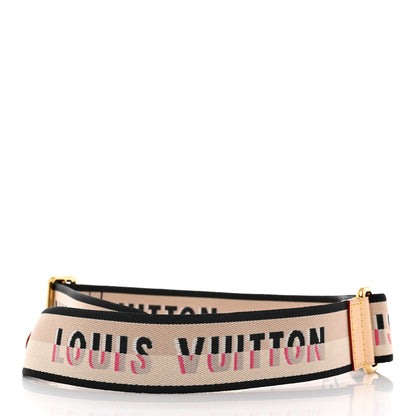 Louis Vuitton Jacquard Speedy Bandouliere 20 Shoulder Strap Black 3 of 4