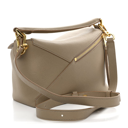 Loewe Grained Calfskin Small Puzzle Edge Bag Sand 3 of 10