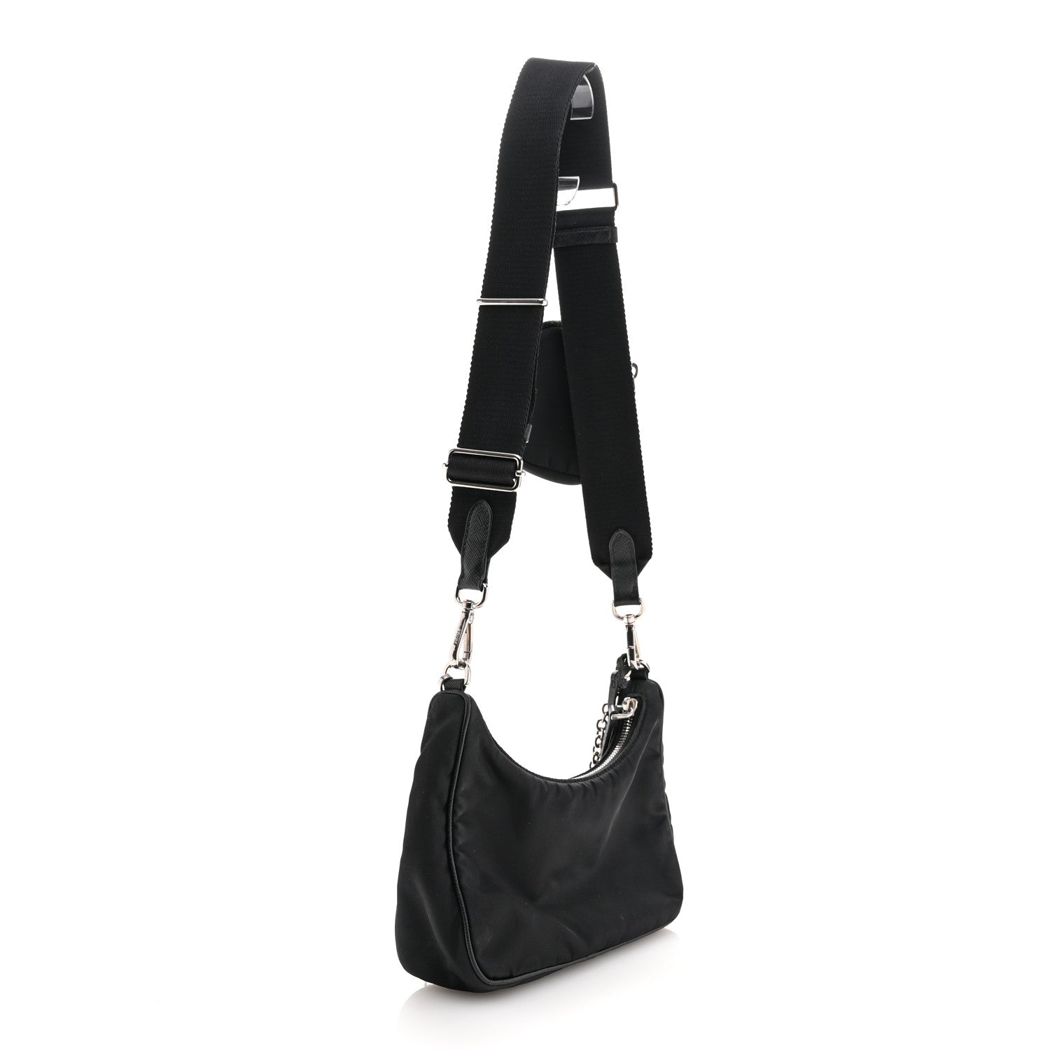 Prada Nylon Re-Edition 2005 Shoulder Bag Black 3 of 13