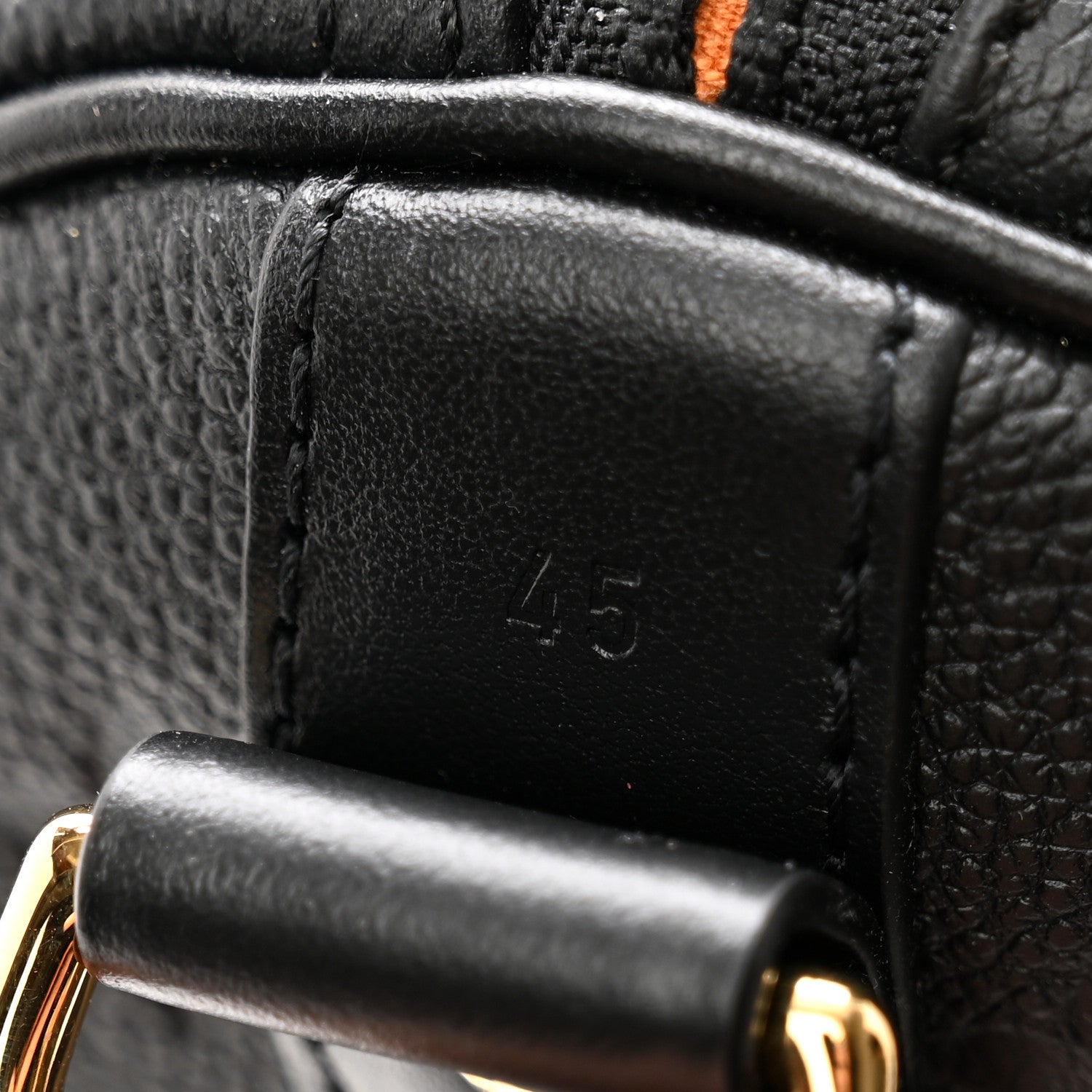 Louis Vuitton Empreinte Monogram Giant Keepall Bandouliere 45 Black 6 of 10