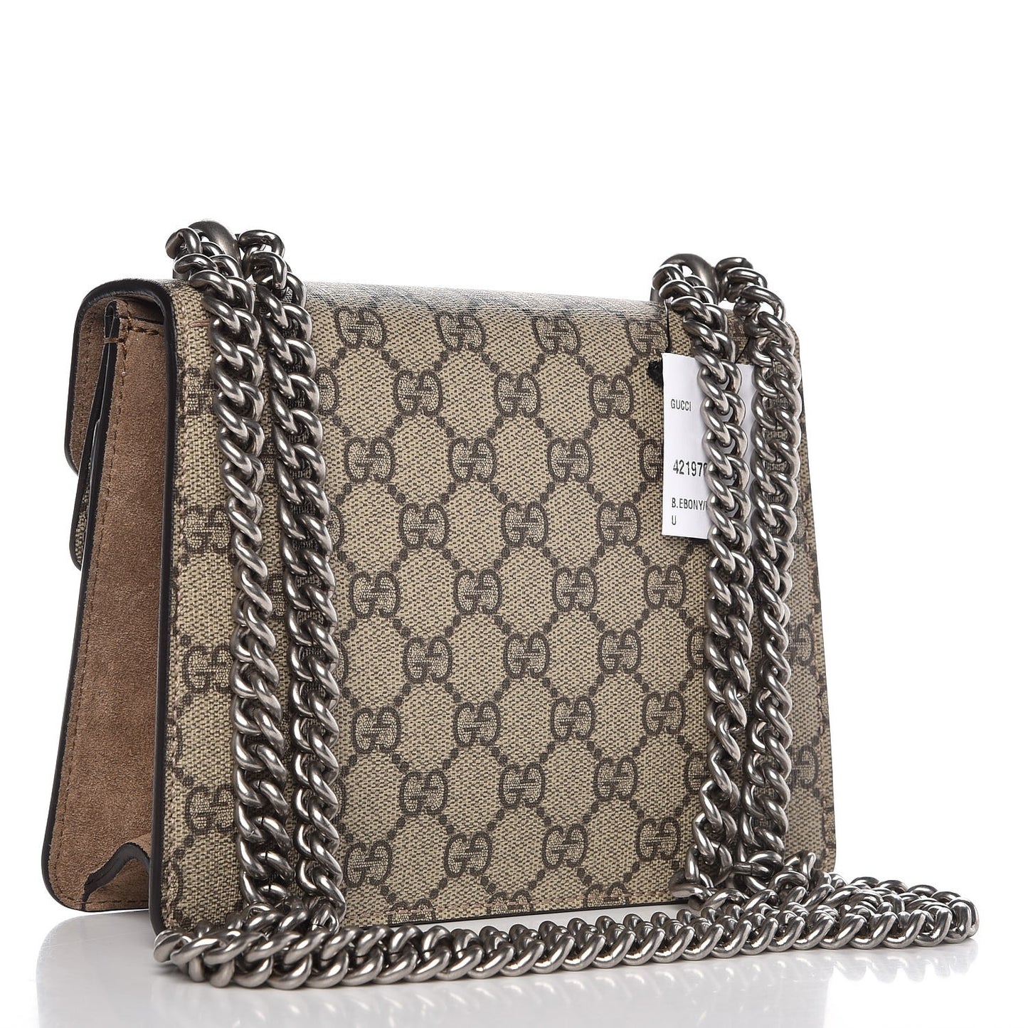 GG Supreme Monogram Mini Dionysus Shoulder Bag Taupe
