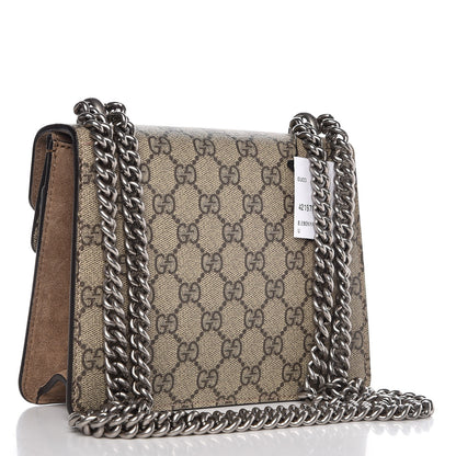 Gucci GG Supreme Monogram Mini Dionysus Shoulder Bag Taupe 3 of 7
