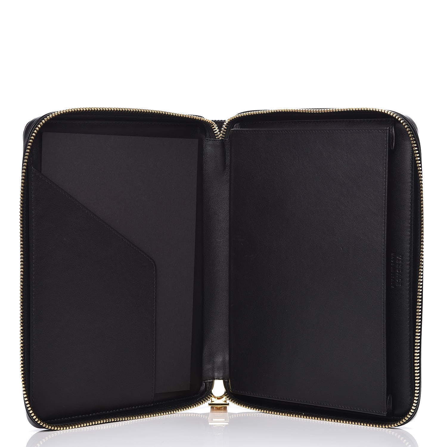Versace Calfskin Stitched Donna iPad Case Black 5 of 10