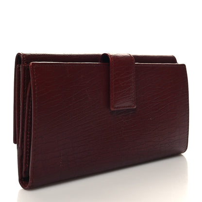 Gucci Calfskin Studded Soho Continental Wallet Red 3 of 12