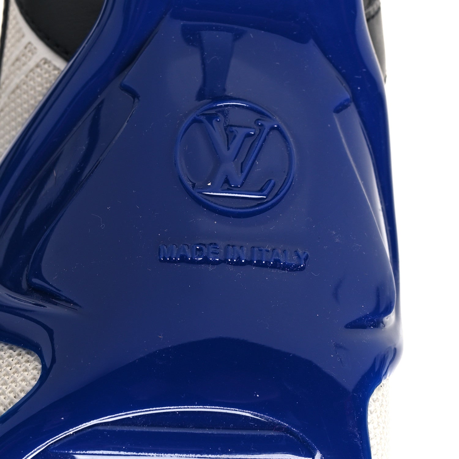 Louis Vuitton Calfskin Archlight Slingback Pumps 35 Black White Blue 7 of 8