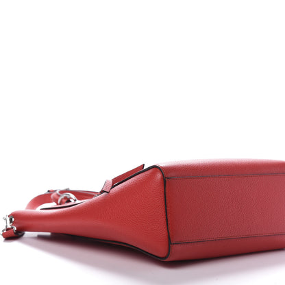 Mulberry Classic Grain Small Maple Tote Hibiscus Red 6 of 9