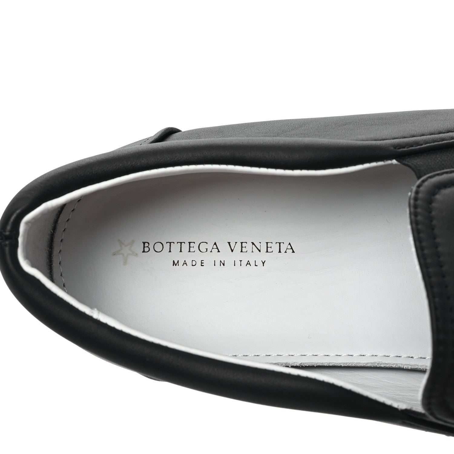 Bottega Veneta Nappa Intrecciato Slip On Sneakers 40.5 Black 7 of 7