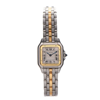 Cartier Stainless Steel 18K Yellow Gold 22mm Panthere Quartz Watch 1 of 7
