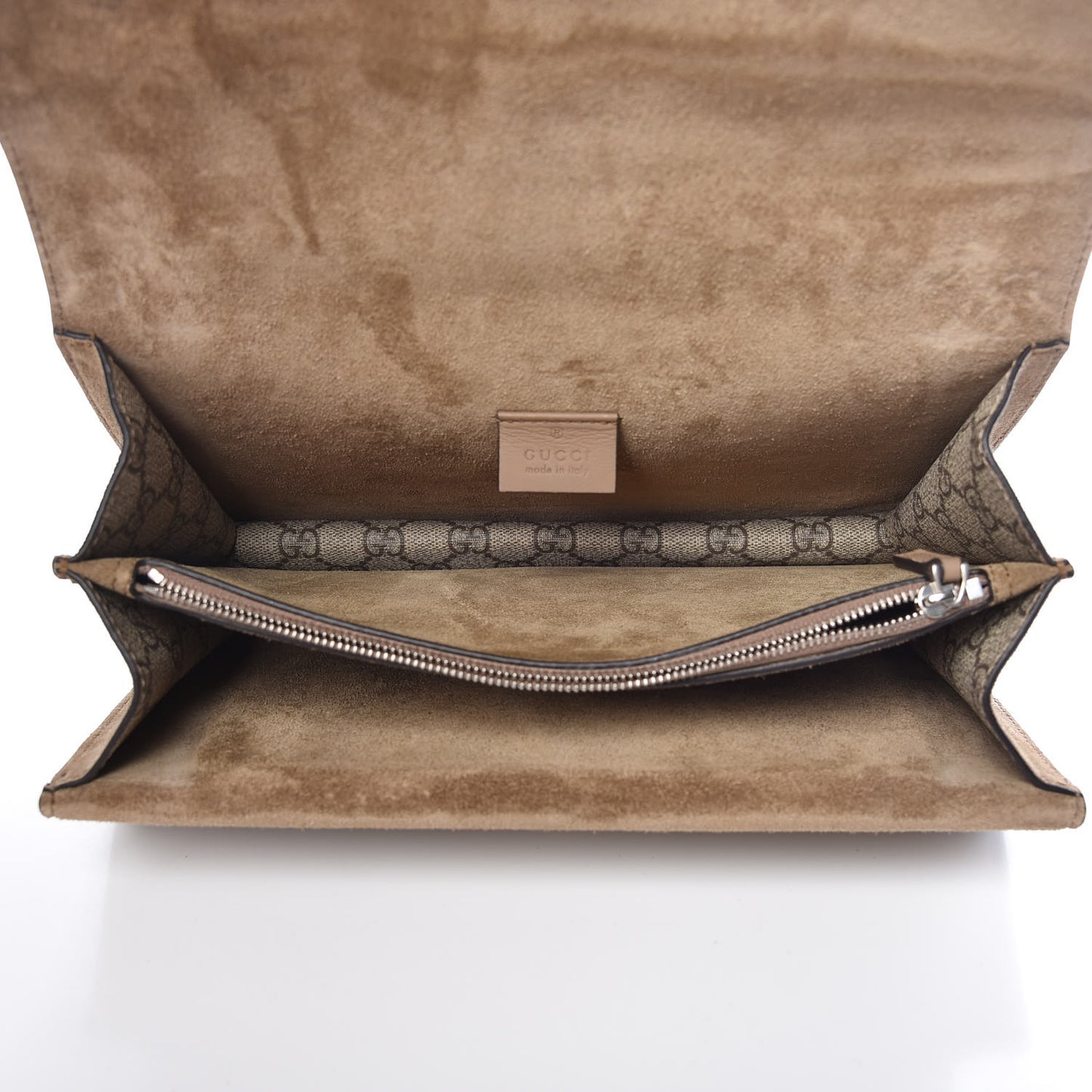 GG Supreme Monogram Small Dionysus Shoulder Bag Taupe