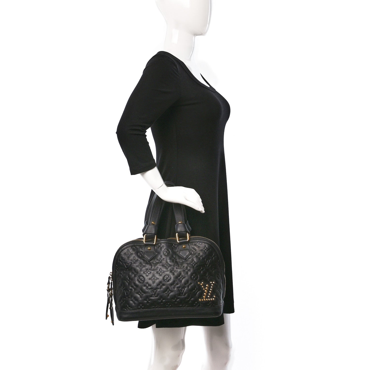Louis Vuitton Monogram Double Jeu Neo Alma Black 2 of 11