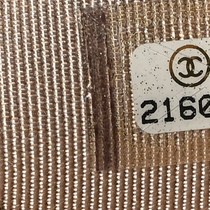 Chanel Metallic Caviar Quilted 6 Key Holder Light Beige 8 of 9