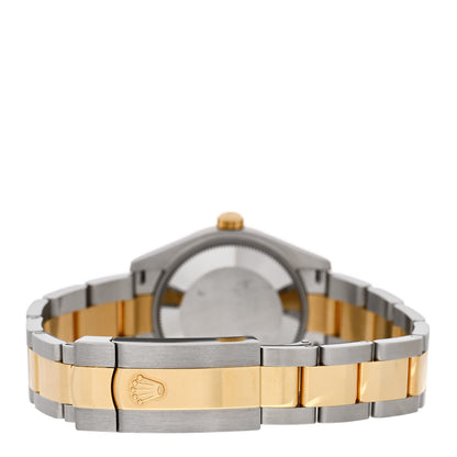 Rolex Stainless Steel 18K Yellow Gold Diamond 31mm Oyster Perpetual Datejust Watch Silver Roman 278243 3 of 5