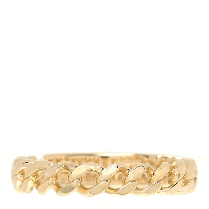 Tiffany 18K Yellow Gold Diamond Micro Link Ring 49 5 3 of 5